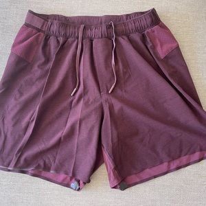 Lululemon lined running shorts